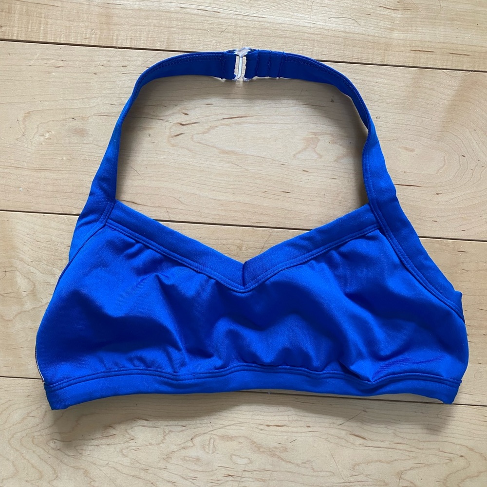 Bad Kitty halter bra in blue size M